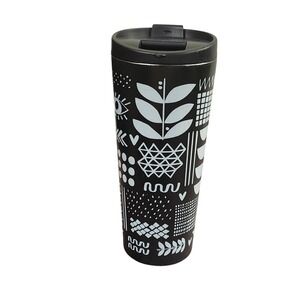 Starbucks Rare collectors coffee tumbler 16oz black white 2017-2018